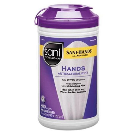 NICE-PAK NIC 10 x 15 in. Sani-Hands Instant Sanitizing Wipes, 300PK P44584EA